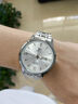 勞力士王子手表男士全自動(dòng)機械表商務(wù)超薄精鋼夜光防水雙日歷男表 間金白面【官方標配】 曬單實(shí)拍圖