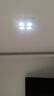 西頓照明（CDN） led吸頂射燈客廳明裝防眩護(hù)眼斗膽燈奶油風(fēng)全光譜格柵無(wú)主筒燈 【云光系列】36W 4000K 50°四頭 曬單實(shí)拍圖