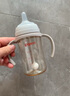 貝親（Pigeon）自然離乳 PPSU重力球吸管雙把手奶瓶 240mL  6月+ AA252 曬單實(shí)拍圖