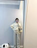 古旭產(chǎn)婦月子襪子產(chǎn)后秋冬款純棉孕婦不勒腳春秋長(cháng)筒堆堆咖色無(wú)骨長(cháng)襪 曬單實(shí)拍圖