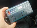 KINGXIAOJING車(chē)載逆變轉換器12v24v轉220v大功率快充電器多功能點(diǎn)煙器電源插座 【炫酷方殼12v24v通用】跑馬氣氛燈+數字顯示+ 曬單實(shí)拍圖