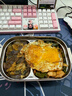 筏芯德國不銹鋼保溫飯盒上班族可微波爐加熱多層大容量帶飯菜提桶 加厚抗菌-四層3200ml【送餐具+保溫袋】 曬單實(shí)拍圖