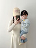 波步（BORBOON B）嬰兒秋裝外套2025新款女寶寶洋氣棒球服女童秋季衛(wèi)衣兒童休閑衣服 【藍(lán)色】6178 100 曬單實(shí)拍圖