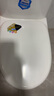 BSITN 緩降馬桶蓋板通用坐便器蓋子U型上下裝加厚家用馬桶蓋墊圈B9051 曬單實(shí)拍圖