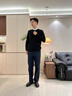 Teenie Weenie Men小熊男裝休閑褲2025秋冬新款直筒多口袋潮流時尚工裝褲 藏青色 S 曬單實拍圖