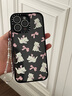 CASETIFY 森林早報系列 蝴蝶結小貓 適用于iPhone17/16/15 Air/Pro/Max  鏡面手機殼 透明黑框 iPhone 16 Pro Max 曬單實(shí)拍圖
