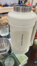 摩飛電器（Morphyrichards）電熱水壺便攜式燒水壺旅行熱水壺燒水杯真空保溫壺不銹鋼保溫瓶大容量戶(hù)外 MR6061 1L 椰奶白 曬單實(shí)拍圖
