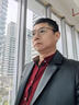 富鋌秋冬新款真皮皮衣男頭層鹿皮西裝外套中年男士高檔商務(wù)休閑皮西服 黑色 XL (175)建議【125-145斤】 50 曬單實拍圖