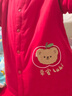拉比過(guò)年喜慶兒童毛衣男童女童針織衫棉線(xiàn)圓領(lǐng)衣節慶2025秋冬裝0-6歲 紅色 80 cm 曬單實(shí)拍圖