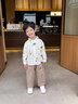 迪士尼（Disney）寶寶春秋裝套裝2025新款1-3歲4帥氣男童春秋季三件套炸街嬰兒童衣 卡其色 XY24058 薄款 80 高75cm內 1歲內【80碼】 曬單實(shí)拍圖