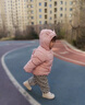 G.DUCKKIDS小黃鴨兒童羽絨棉服秋冬男女童棉襖嬰兒棉衣小童寶寶加厚保暖外套 黃色 80 尺碼6-12月【75-85cm】 曬單實(shí)拍圖