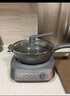美的（Midea）鈦陶電炒鍋 電蒸鍋 分體式電煮鍋不沾多功能一體炒菜專(zhuān)用鍋電火鍋 4.3L煎餅鍋HCG2818S配蒸籠 新款 曬單實(shí)拍圖
