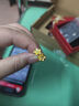 周六福七夕禮物黃金耳釘女足金999花卉耳飾耳針 計價 2.23g 曬單實(shí)拍圖