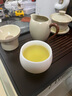 不拙汝窯三才蓋碗茶碗茶具一人飲防燙分茶器帶茶漏過(guò)濾網(wǎng)月禾三件套 曬單實(shí)拍圖