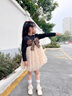 G.DUCKKIDS小黃鴨童裝女童連衣裙春秋2025新款兒童裙子女小童網(wǎng)紗拼接公主裙 黑色 100 尺碼2~3歲【 90-100cm】 曬單實(shí)拍圖
