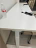 樂(lè )歌電動(dòng)智能升降電腦桌雙電機家用臥室學(xué)生書(shū)桌雙人學(xué)習桌創(chuàng  )作者E5N 【環(huán)保板】白腿+白色桌板 1.2*0.6米桌板 曬單實(shí)拍圖