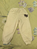 Teenie Weenie Kids小熊童裝25新款秋冬男寶寶寬松加絨束腳燈籠褲 米白色 120 cm 曬單實(shí)拍圖