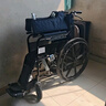迪護輪椅輕便折疊老人旅行手動(dòng)推車(chē)輪椅車(chē)可折疊便攜式家用醫用DH-QBK 25年全新可躺款（可拆洗坐墊+可坐便+可自推） 曬單實(shí)拍圖