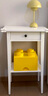 宜家（IKEA）HEMNES漢尼斯簡(jiǎn)約實(shí)木床頭柜北歐儲物柜小戶(hù)型臥室床邊柜 白色漆床頭桌46x35cm 其他 曬單實(shí)拍圖