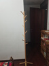 穩(wěn)納 衣帽架 衣架落地 實(shí)木掛衣架 陽(yáng)臺(tái)臥室衣服架  原木色三角款3176 曬單實(shí)拍圖
