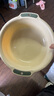 奶油風(fēng)加厚塑料洗臉盆家用洗漱盆大號塑料洗菜盆洗衣盆泡腳洗手盆 奶油色 大號1個(gè) 曬單實(shí)拍圖