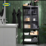 宜家（IKEA）MOSSJON摩斯雪恩雙門玻璃門收納柜客廳家用儲物柜餐具柜 雙門玻璃門柜60x34x146cm 曬單實拍圖