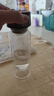 【?京東物流配送】高硼硅雙層玻璃杯大容量泡茶杯水杯子茶水分離 【雙層加厚】茶杯 350ml 1只 曬單實(shí)拍圖