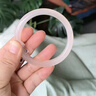 周大生白月光玉髓手鐲子白透天然新中式國風(fēng)玉鐲七夕禮物送女友送老婆 曬單實(shí)拍圖