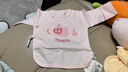 童泰新生兒半背衣嬰兒衣服純棉四季0-3月寶寶上衣滿(mǎn)月服2件裝 粉色 52 曬單實(shí)拍圖