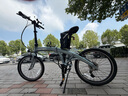 大行（DAHON）P10折疊自行車(chē)20英寸10速鋁合金男女運動(dòng)通勤V剎折疊車(chē)PAA003 消光灰藍 曬單實(shí)拍圖