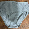 無印良品（MUJI）女式 羅紋編織 高腰短褲 女士內(nèi)褲女生 三角褲 FCE28C5A 灰色 XL (165/95A) 曬單實拍圖