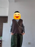 優(yōu)衣庫合作款/女裝燈芯絨廓形長(cháng)褲/彎刀鐮刀褲子25秋冬新款479663 54 綠色 L /160/72A 曬單實(shí)拍圖