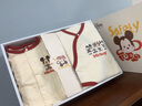 迪士尼嬰兒衣服新生兒禮盒嬰兒見(jiàn)面禮物高檔套裝秋冬男女寶寶出生待產(chǎn)包 YEF078 四季紅色18件套【100%純棉】 59cm (衣長(zhǎng)約50CM，適合0-3個(gè)月) 曬單實(shí)拍圖