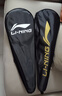李寧（LI-NING）羽毛拍對(duì)拍全碳素雙拍套裝鋒影系列超輕5U比賽訓(xùn)練拍白/粉 已穿線 曬單實(shí)拍圖