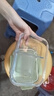 玻璃飯盒可微波爐加熱專用碗上班族打包帶蓋便當(dāng)盒保溫餐盒保鮮盒 高硼硅-長(zhǎng)兩分隔-1020毫升 曬單實(shí)拍圖