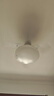 美的（Midea）風(fēng)扇燈餐廳吊扇燈led臥室燈隱形扇葉遙控三防燈具熟睡風(fēng)包安裝 曬單實(shí)拍圖