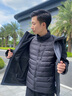 波司登（BOSIDENG）25新款90鵝絨沖鋒衣羽絨服男女同款情侶三合一保暖外套B250331360 黑色/極地灰8056/827080ME M 165/88A 體重約110-120斤 曬單實(shí)拍圖