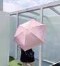 潮走德國品質(zhì)晴雨傘防曬紫外線迷你防曬傘五折太陽傘便攜加固加厚結(jié)實(shí) 梧桐米+傘盒[超輕] 6骨 曬單實(shí)拍圖