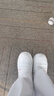 思梅護(hù)士鞋女春秋舒適平底鞋防滑一腳蹬久站不累腳醫(yī)護(hù)工作專用小白鞋 愛(ài)心款【腳寬腳大拍大一碼】 38 碼【尺碼偏小半碼】 曬單實(shí)拍圖