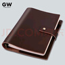 George Willsons 真皮筆記本子頭層牛皮革本軟皮皮面本a5活頁(yè)本可拆卸高檔商務(wù)工作記事本 A5活頁(yè)搭扣真皮-黑色 曬單實(shí)拍圖