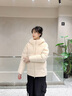 波司登（BOSIDENG）25年新款冬季羽絨服男女情侶短款90絨連帽保暖百搭外套B250245550 店長(cháng)推薦-暖絨米7C28 XS 155/80A 體重約100斤以?xún)?曬單實(shí)拍圖
