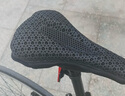 洛克兄弟自行車(chē)坐墊套3D打印中空透氣男女公路山地車(chē)座墊套 黑色/無(wú)尾燈款 曬單實(shí)拍圖