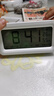 得力（deli）兒童節(jié)禮物充電電子鬧鐘背光家用學(xué)生兒童溫濕度計床頭鐘開學(xué)升學(xué)必備白 LE103A開學(xué)必備禮物 曬單實拍圖