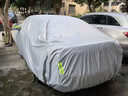 金雨保汽車車衣防曬防雨隔熱全車罩車子遮陽罩牛津布車套防塵外罩蓋車布 【無耳式-月霜銀】600D航天級高密度牛津布 本田CRV雅閣XRV思域URV皓影繽智 曬單實拍圖