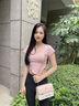 Ehangy輕奢包包女款2025年斜挎女包單肩腋下鏈條小方包七夕情人節(jié)送女友 糖果粉 曬單實拍圖
