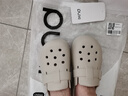 樸西2026新款夏季外穿包頭洞洞鞋男士eva勃肯沙灘防滑一腳蹬涼拖鞋女 淺沙色 簡(jiǎn)單易搭配 35-36 曬單實(shí)拍圖