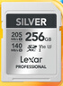 雷克沙（Lexar）256GB SD存儲卡 U3 V30 佳能索尼富士尼康相機高速SD卡 讀205MB/s 寫(xiě)140MB/s 4K超清錄制 SD銀卡 曬單實(shí)拍圖