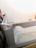 湯米媽媽（Tommy&Kids）床圍欄護(hù)欄寶寶防摔防護(hù)欄嬰兒圍擋床邊擋板床上安全床欄 A2-城堡灰 Tom 1.8米（單面裝） 曬單實拍圖