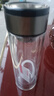 【?京東物流配送】高硼硅雙層玻璃杯大容量泡茶杯水杯子茶水分離 【雙層加厚】茶杯 350ml 1只 曬單實(shí)拍圖