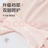 尼多熊女童內(nèi)褲安全褲防走光寶寶平角內(nèi)褲打底褲兒童四角短褲 粉+膚 M 曬單實拍圖